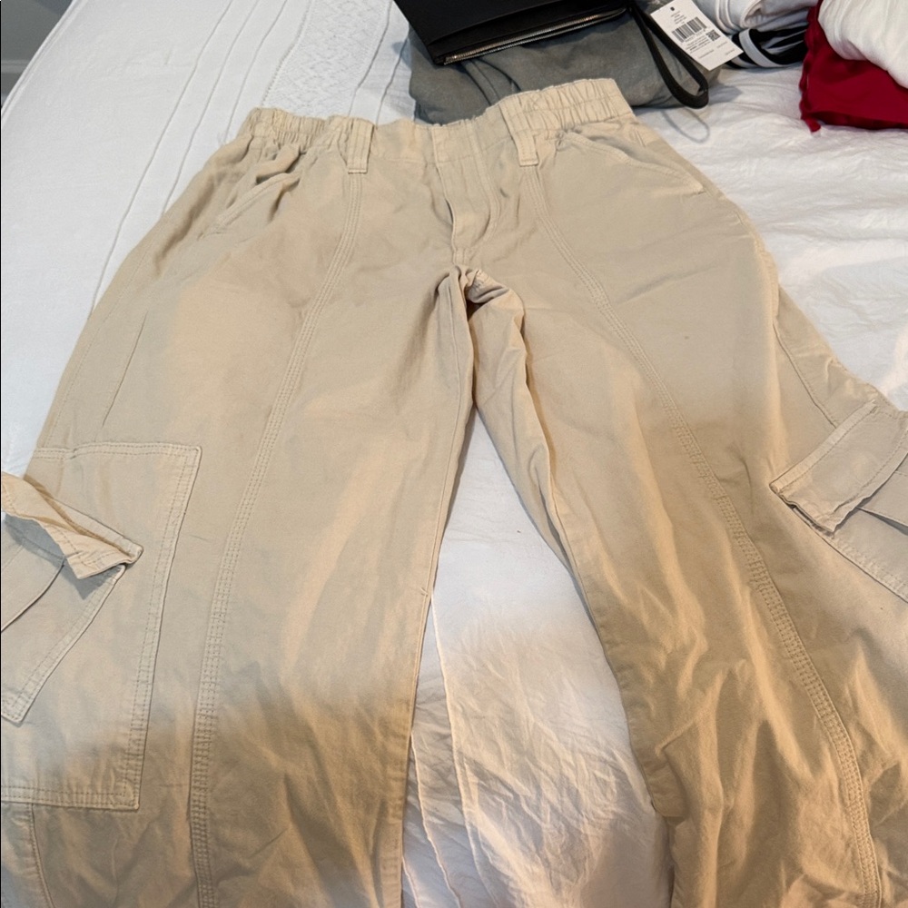 BDG Light Tan Y2K Cargo Pants